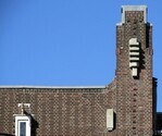 Detail gevel hoek Heemstedestraat.
<br/>
Gert-Jan Lobbes, 2015